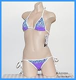 Butterfly Cheekhugger Bikini (Purple Floral) A/B Cup