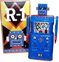 R1 ROBOT Clock work toy 12inches tall Blue