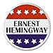 Ernest Hemingway Red White Blue Stars 3