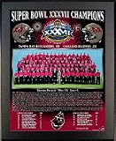 2002 Tampa Bay Buccaneers Super Bowl XXXVII Champions 13 x 16 Plaque from Healy Pro