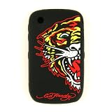 Ed Hardy Black Berry Curve 8520 8530 9300 Soft Silicone Protective Skin Case/Cover/Faceplate/Snap On