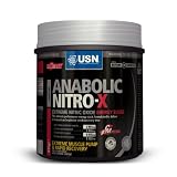 USN Anabolic Nitro-x 615 g Berry Pre-Workout Energy Drink Powder