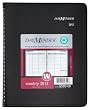 DayMinder Recycled Weekly Planner, 6 x 9 Inches, Black, 2012 (G590-00)