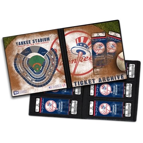 New York Yankees Ticket Album, Holds 64 Tickets