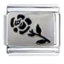 Black Rose Italian Charms