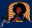 Jimi Hendrix Swirl Coin Purse