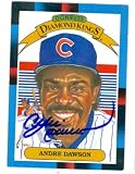 Andre Dawson Autographed/Hand Signed Baseball Card (Chicago Cubs) 1988 Donruss Diamond Kings #9