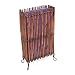 Handmade Natural Bamboo Branch Table / Desk Lamp With Violet Silk Liner