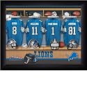 Detroit Lions Personalized Locker Room Print