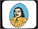 Decorated Mouse Pad with man, Europe, 