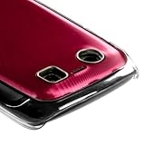 Blackberry Torch 9850 Back Protector Case Phone Cover - Red Cosmo