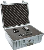 Pelican 1550 Case with Foam for Camera (Silver)