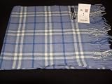 Burberry - Blue Burberry 100% Cashmere Scarf