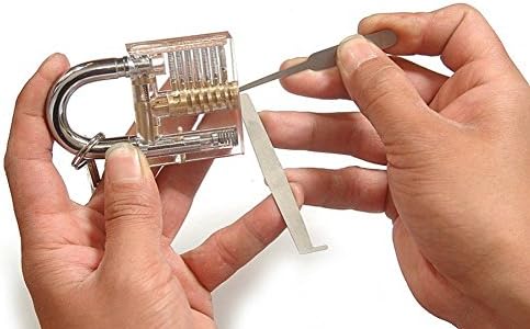 Top JM 15 pcs lock pick with visible view padlock sets - Free E-Book Instruction