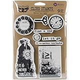 Prima Marketing Finnabair Cling Stamps 6"X7.5"-Never Too Late