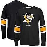 NHL Pittsburgh Penguins Men's Long Sleeve Logo Crew Tee