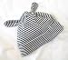 Sckoon Organic Cotton Baby Knot Cap Navy Stripes Onesize