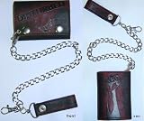 DISTURBED - Smiley Face - Embossed Leather Chain Wallet