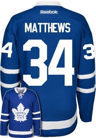 Auston Matthews New Toronto Maple Leafs NHL Home Reebok Premier Hockey Jersey