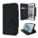 iPhone 6S Plus Case, Cellto PU Leather Wallet Cover Stand and Reversible Magnetic Flap [Lifetime Warranty] Flip Cover for iPhone 6 Plus (2014) / 6S Plus (2015) - Black