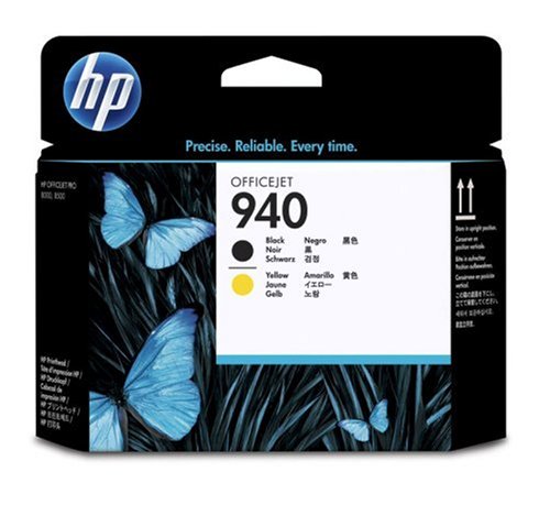 HP OEM C4900A (940) Black and Yellow Printhead in foil packaging HP OEM C4900A (940) Black and Yellow Printhead in foil packaging