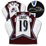 JOE SAKIC Colorado Avalanche SIGNED 2001 Cup Jersey