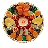 Broadway Basketeers Heart Healthy Floral Dried Fruit (Large) Gift Basket