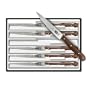 Victorinox 4-3/4-Inch Wavy-Edge Spear-Tip Steak Knife, Set of 6, Rosewood Handles
