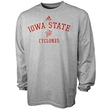 Adidas Iowa State Cyclones Ash Practice Long Sleeve T-shirt