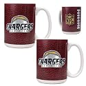 NIB San Diego Chargers NFL Ball Ceramic Coffee Mug Set