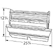 Rotisserie Stainless Steel Burner Housing