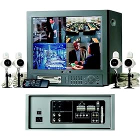 Lorex SG21CD7444-A80 21-inch Color Quad with Built-in Digital Video Recorder and 4 Cameras by Lorex