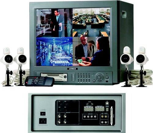 Lorex SG21CD7444-A80 21-inch Color Quad with Built-in Digital Video Recorder and 4 Cameras