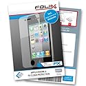 FoliX FX-Clear Displayschutzfolie für Apple iPhone 4 / iPhone4 - inkl. Vorderseite und Rückseite Displayschutz kristallklar