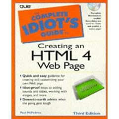 Complete Idiot's Guide To Creating An HTML 4 Web Page (The Complete Idiot's Guide)
