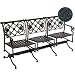 Windham Castings Catalina Independent Spring Triple Settee Frame Only, Coal