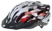 Ventura 730 908 Helm Semi-in-Mold Helm, silber/weiß/ rot, M (54-58 cm)