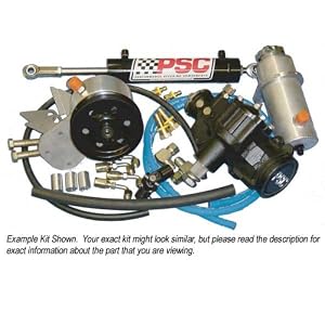 Performance Steering Components SK230 Cylinder Assist Steering Kit Extreme Duty for Jeep YJ 1991-96