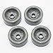 OEM GE Dishwasher Lower Rack Roller Wheel WD12X10136 (4-Pack)
