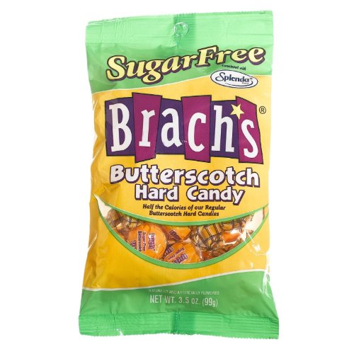 Brachs Sugar Free Butterscotch Hard Candy 35oz Bag Pack Of 6 from Brach