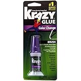 Krazy Glue KG98848R Instant Crazy Glue Color Change Brush 0.18-Ounce