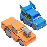 Disney/Pixar CARS Movie Exclusive (DJ & SNOT ROD) Wood Collection 2-Pack
