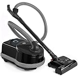 SeboAirbeltD4BlackPremiumCanisterVacuumCleanerwithET-1PowerheadandBareFloorBrushw/FreeShipping!