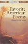 Favorite American Poems (Dover Large Print Classics)