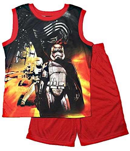 Star Wars The Force Awakens Big Boys Short Pajama Set