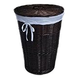 Burlington Baby Espresso Willow Hamper with Liner
