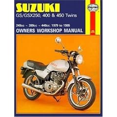 Suzuki GS and GSX 250, 400 and 450 Twins Owners Workshop Manual (Motorcycle Manuals)