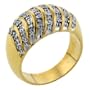 Size 7 Stripe Cz Ring Fashion Jewelry