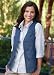 Vintage Denim Knot-button Vest