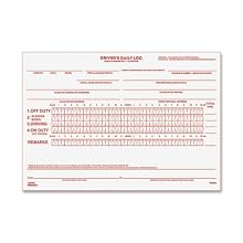 Rediform Driver's Daily Log Book, Carbon, 2 Part, 5.5 x 7.875 Inches, 31 Forms (6K681)